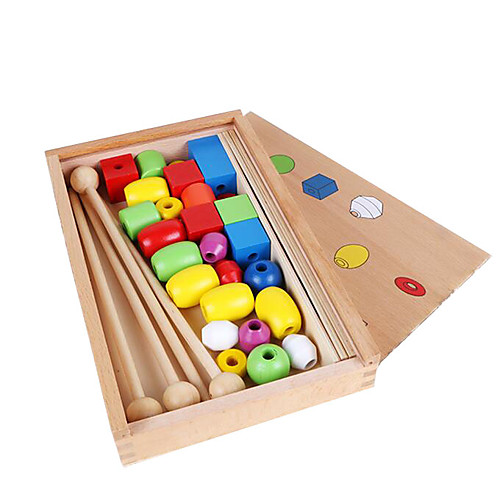 

Montessori Teaching Tool Building Blocks Educational Toy compatible Wooden Legoing Classic Education Boys' Toy Gift / Kid's / Kids