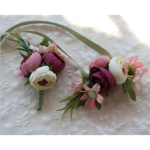 

Wedding Flowers Boutonnieres Wedding Spandex 4.72(Approx.12cm)