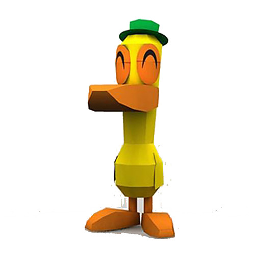

3D Puzzle Paper Model Duck Animals DIY Hard Card Paper Kid's Unisex Toy Gift