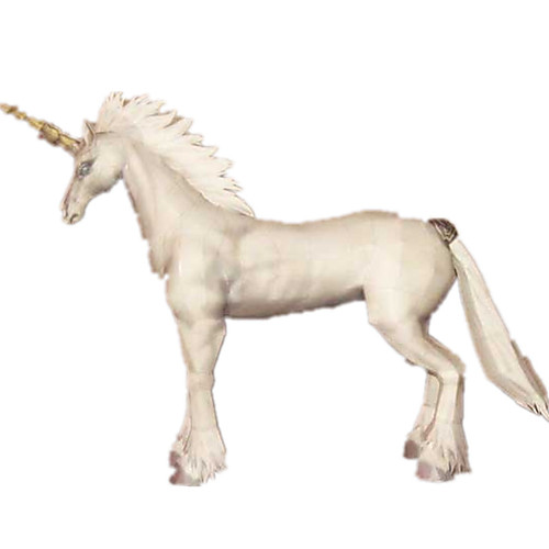 

3D Puzzle Paper Model Model Building Kit Unicorn Animals DIY Hard Card Paper Classic Kid's Unisex Toy Gift