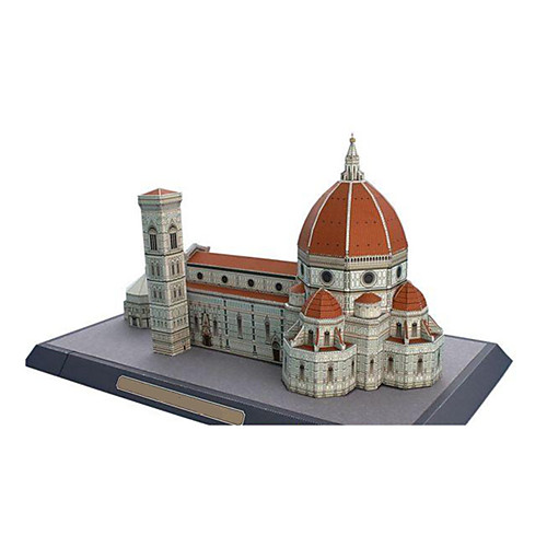 

3D Puzzle Paper Model Model Building Kit Famous buildings Church Cathedral DIY Classic Unisex Toy Gift