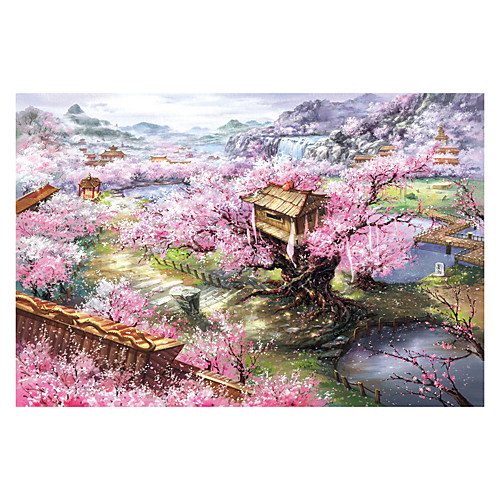 

1000 pcs Flower Jigsaw Puzzle Adult Puzzle Jumbo Wooden Adults' Toy Gift