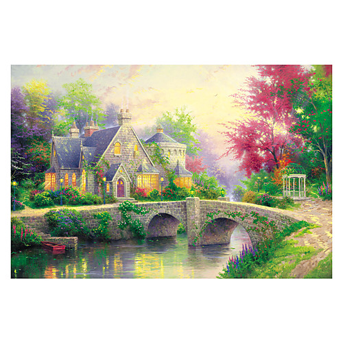 

1000 pcs House Jigsaw Puzzle Adult Puzzle Jumbo Wooden Adults' Toy Gift