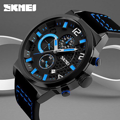 

Men's Sport Watch Military Watch Smartwatch Quartz Digital Genuine Leather Multi-Colored 50 m Calendar / date / day Creative Cool Analog - Digital Charm Classic Casual Fashion Dress Watch - Yellow