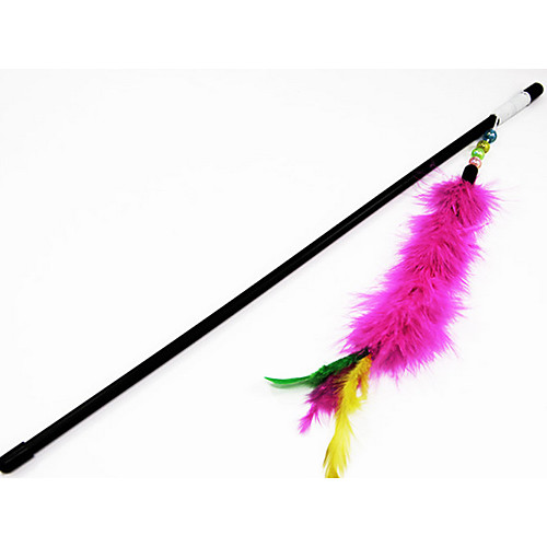 

Teaser Feather Toy Interactive Toy Cat Pet Toy 1 Fun Plastic Gift