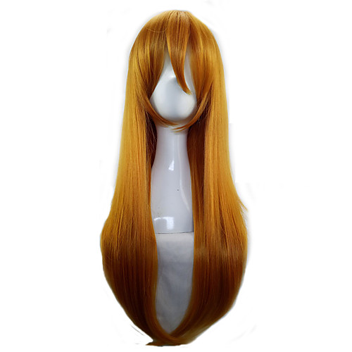 

Synthetic Wig Cosplay Wig Straight Straight Wig Blonde Long Orange Synthetic Hair Women's Blonde hairjoy