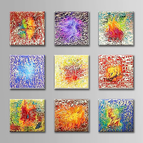 

Oil Painting Hand Painted - Abstract Abstract Canvas