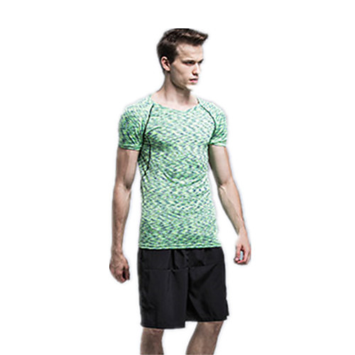 

Men's Running Shorts Running T-Shirt Running Exercise & Fitness Basketball Breathable Quick Dry Sportswear Compression Clothing Clothing Suit Short Sleeve Activewear High Elasticity