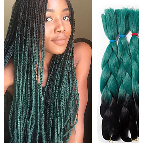 

Box Braids Crochet Havana Jumbo Ombre Kanekalon Hair Kanekalon Braids Braiding Hair 3 Roots