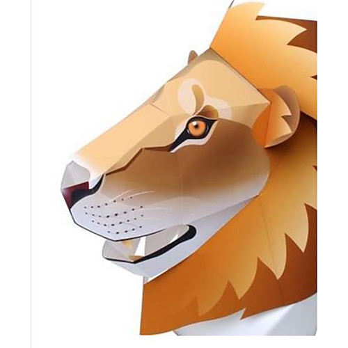 

Halloween Mask Animal Mask Paper Craft Animals DIY Dog Lion Bear Hard Card Paper Classic Adults' Unisex Toy Gift