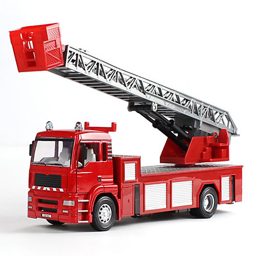 

Iron Fire Engine Vehicle Toy Truck Construction Vehicle Toy Car Model Car Simulation Large Size Fire Engine Unisex Boys' Kid's Car Toys