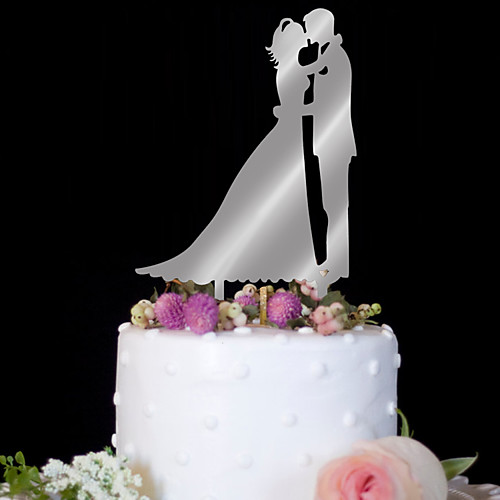

Cake Topper Birthday Wedding High Quality Plastic Wedding Birthday Party Evening with 1 PVC Bag