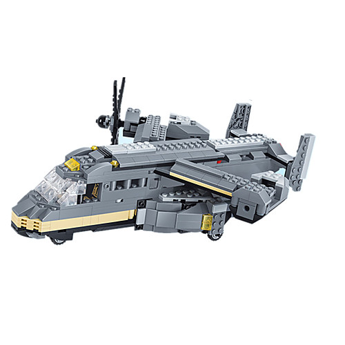 

JIE STAR Building Blocks Educational Toy Model Building Kit Construction Set Toys Building Bricks Duck Tank Plane / Aircraft Building Toys Unisex Boys' Girls' Toy Gift / Kid's