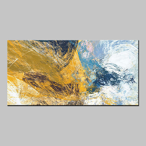 

Oil Painting Hand Painted - Abstract Abstract Modern Canvas
