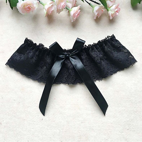 

Chinlon / Lace Basic / Classic & Timeless Wedding Garter With Bow(s) Garters