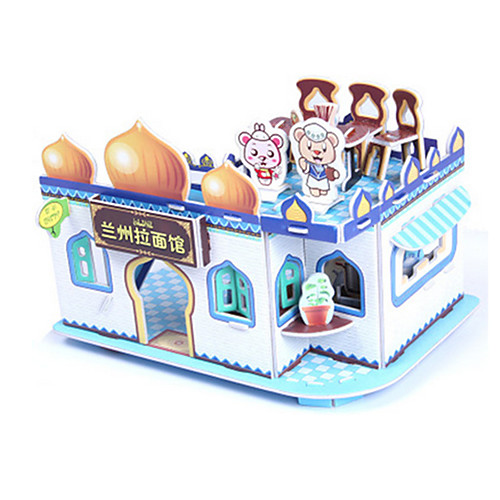 

3D Puzzle Jigsaw Puzzle Paper Model House DIY High Quality Paper Classic Kid's Unisex Boys' Girls' Toy Gift