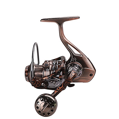 

Fishing Reel Spinning Reel / Carp Fishing Reels / Ice Fishing Reels 5.2:1;4.9:1 Gear Ratio13 Ball Bearings Hand Orientation Exchangable Sea Fishing / Bait Casting / Ice Fishing - / Jigging Fishing