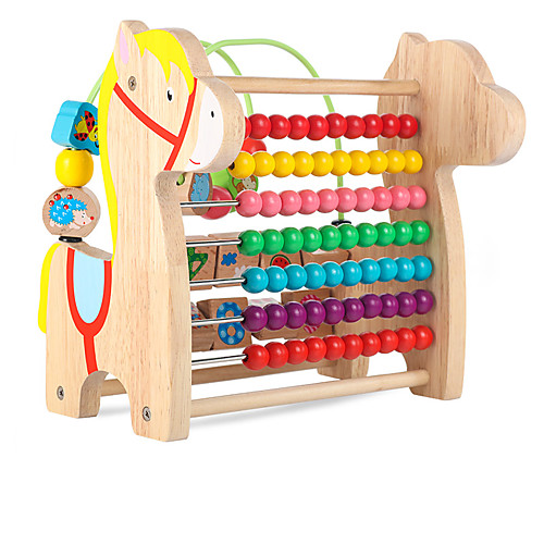 

Building Blocks Toy Abacus Educational Toy Math Toy compatible Wooden Wood Legoing Fun Classic Toy Gift / Kid's