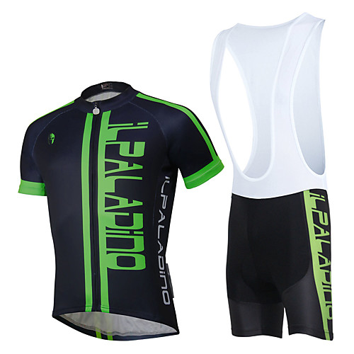 

ILPALADINO Short Sleeve Cycling Jersey with Bib Shorts Mesh White Black British Floral Botanical Bike Clothing Suit Waterproof Breathable 3D Pad Quick Dry Anatomic Design Sports British Mountain Bike