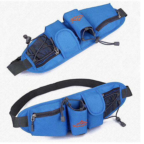 

Running Belt Fanny Pack Front Backpack 1 L for Mountain Bike / MTB Marathon Running Camping Sports Bag Portable Build-in Kettle Bag Adjustable / Retractable 420D Nylon Running Bag