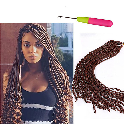 

Braiding Hair Curly / Bouncy Curl / Crochet Dreadlocks / Faux Locs / Hair Accessory / Human Hair Extensions 100% kanekalon hair / Kanekalon 24 roots / pack Hair Braids Dreadlock Extensions / Dreads