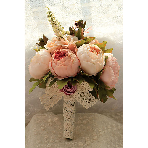 

Wedding Flowers Bouquets Wedding Taffeta / Chiffon / Lace 11.02(Approx.28cm)