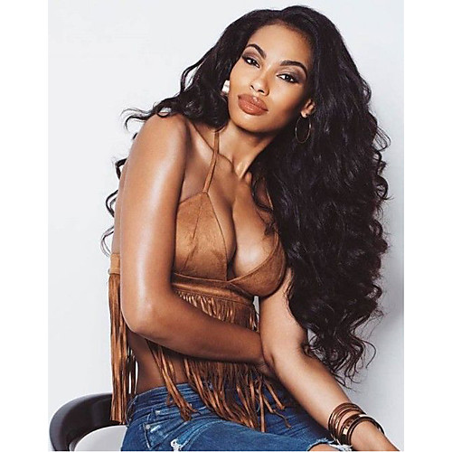 

Remy Human Hair Glueless Lace Front Lace Front Wig style Brazilian Hair Body Wave Wig 130% 150% 180% Density with Baby Hair Natural Hairline African American Wig 100% Hand Tied Women's Short Medium