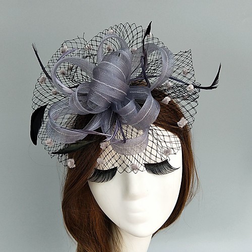 

Flax / Net Fascinators / Hats / Birdcage Veils with 1 Wedding / Special Occasion / Horse Race Headpiece