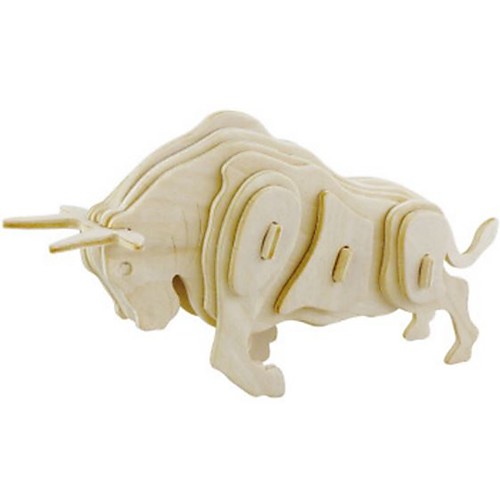 

3D Puzzle Jigsaw Puzzle Wooden Model Animals DIY Wooden Natural Wood Kid's Adults' Unisex Toy Gift