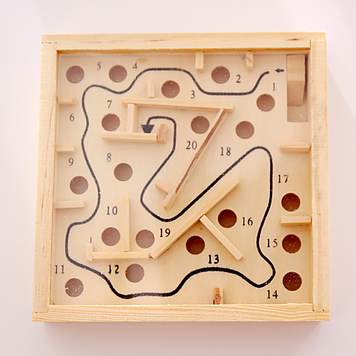 

Board Game Toys Square Wooden Pieces Unisex Gift