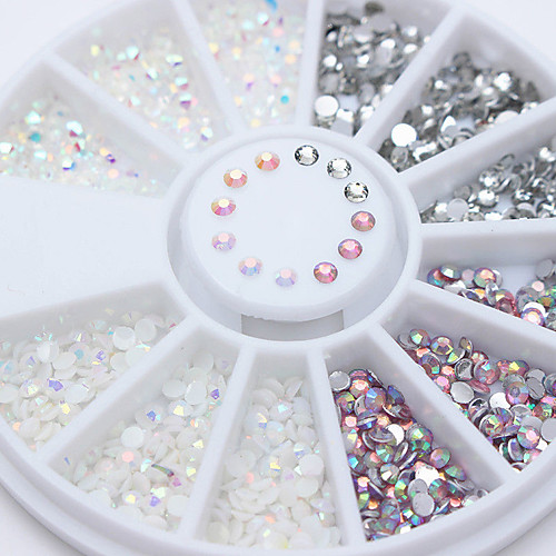 

1 pcs Nail Jewelry Rhinestones For Finger Nail nail art Manicure Pedicure Sparkle & Shine / Mixed Color / Jelly