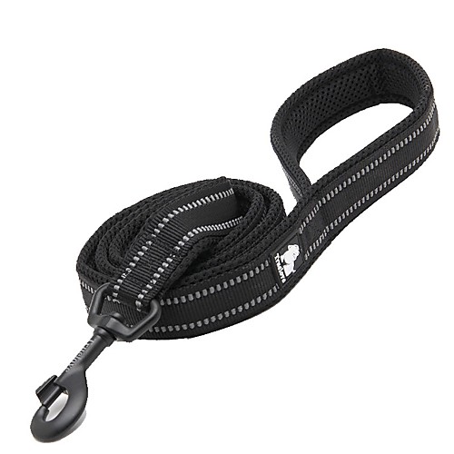 

Dog Leash Anti-Slip Reflective Breathable Safety Solid Colored Polyester Nylon Black Yellow Fuchsia Blue Orange