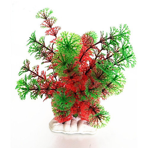 

Fish Tank Aquarium Decoration Fish Bowl Waterplant Artificial Plants Rock Outcrop Plastic 15-20 cm