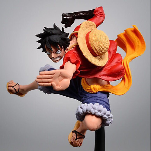 

Anime Action Figures Inspired by One Piece Monkey D. Luffy PVC(PolyVinyl Chloride) 16 cm CM Model Toys Doll Toy Men's Women's