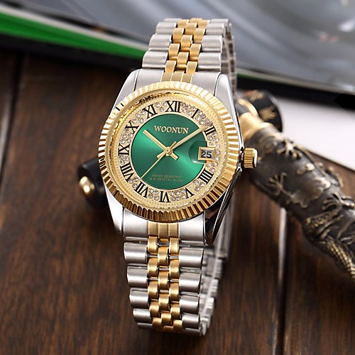 

Men's Women's Luxury Watches Bracelet Watch Wrist Watch Japanese Quartz Stainless Steel Silver / Gold Water Resistant / Waterproof Calendar / date / day Creative Analog Charm Luxury Sparkle Classic