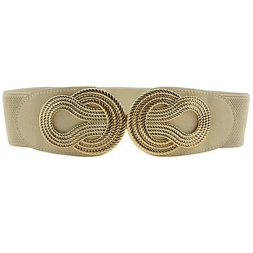 

Women's Dress Belt Alloy Buckle - Solid Colored Fashion / PU