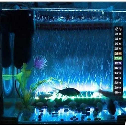 

Aquarium Fish Tank Liquid Thermometer Temperature Sticker Stick-on Digital Adhesive Strip Sticky