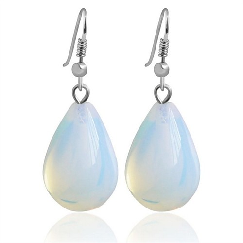

Women's Synthetic Tanzanite Drop Earrings Drop Ladies Personalized Natural Simple Style Fashion Earrings Jewelry White For Gift Daily Formal Office & Career Festival