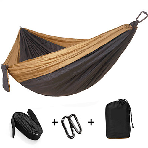 

Camping Hammock Double Hammock Outdoor Collapsible Parachute Nylon for 2 person Camping Camping / Hiking / Caving Outdoor