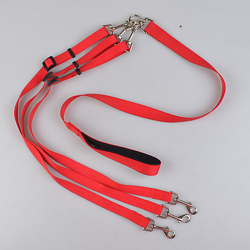 

Dog Harnesses & Leash Safety Solid Colored Nylon Red Blue
