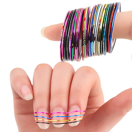 

30pcs-mixed-colorful-beauty-rolls-striping-decals-foil-tips-tape-line-diy-design-nail-art-stickers-for-nail-tools-decorations