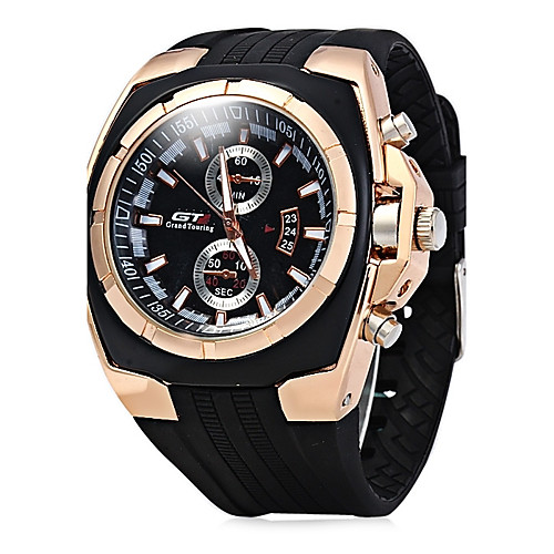 

Men's Sport Watch Fashion Watch Analog Quartz Casual Cool / Rubber / One Year