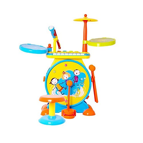 

Educational Toy Baby Music Toy Novelty Piano Musical Instruments Drum Set Plastics Kid's Graduation Gifts Toy Gift