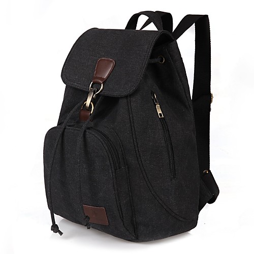 

Canvas School Bag Outdoor Blue / Black / Coffee