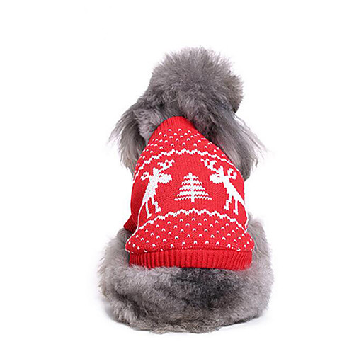 

Dog Sweater Puppy Clothes Christmas Christmas Winter Dog Clothes Puppy Clothes Dog Outfits Costume for Girl and Boy Dog Cotton XS S M L XL XXL