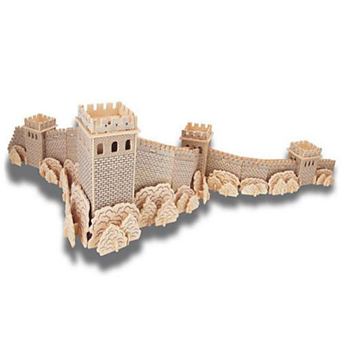 

3D Puzzle Jigsaw Puzzle Wooden Model Famous buildings DIY Wooden Natural Wood Chinese Style Kid's Unisex Toy Gift