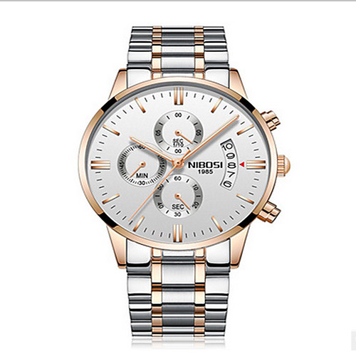 

Men's Sport Watch Analog Charm Water Resistant / Waterproof Calendar / date / day Creative / Stainless Steel / Stainless Steel / Japanese