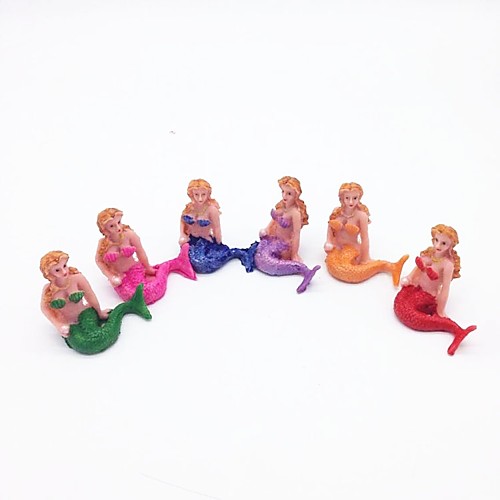 

Aquarium Fish Tank Cute Little Mermaid Ornament Aquarium Fish Tank Desk Decoration Accessories Pet Accessories