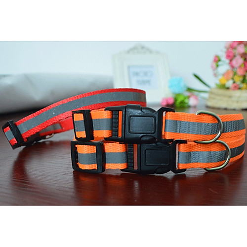 

Dog Collar Reflective Solid Colored Nylon
