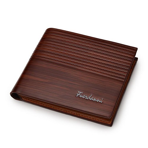 

Men's Bags PU Leather Wallet Money Clip Shopping Formal Party & Evening Dark Coffee Dark Blue Coffee
